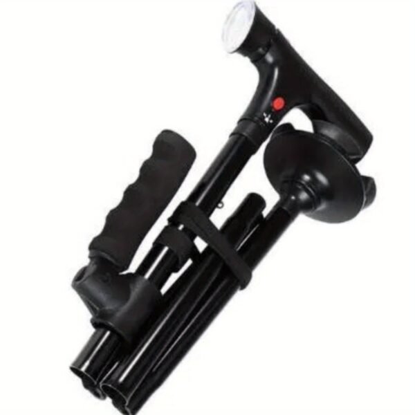 Twin Grip Cane with LED Lights and SOS Alarm