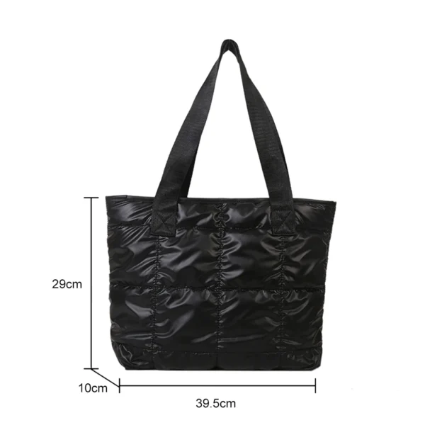 Stylish Fashion Ladies Tote Handbag - Large Capacity and Versatile Design Travel - Image 3