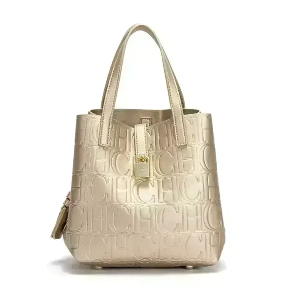 CH Ladies Handbag Classic Fashion Bags Luxury Brand Temperament Ladies Handbag Bucket Bag Large Capacity Letter Element - Image 2