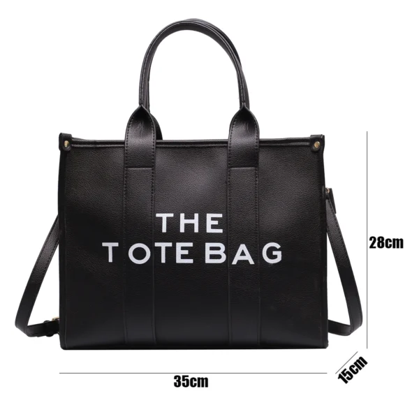 Luxury Designer Bag Tote Women Handbags Letter Shoulder Bags Brands Soft PU Shopper Purses Crossbody Bags for Women Clutch - Image 6