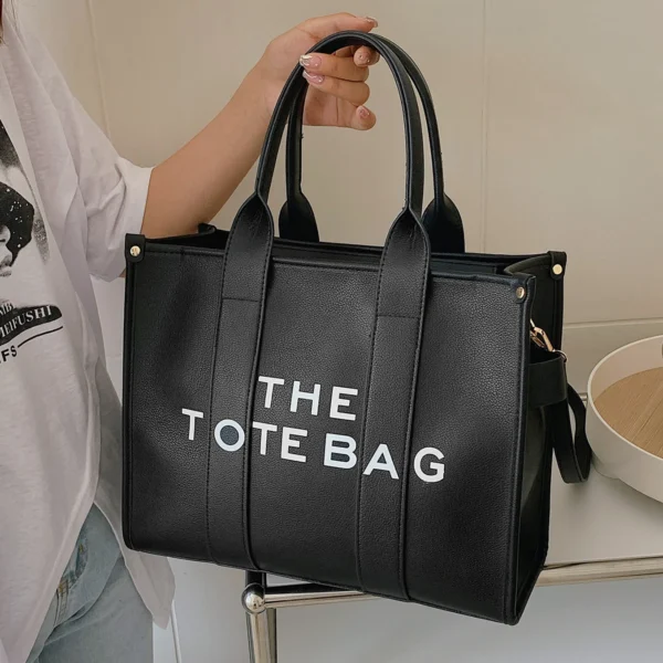 Luxury Designer Bag Tote Women Handbags Letter Shoulder Bags Brands Soft PU Shopper Purses Crossbody Bags for Women Clutch - Image 3