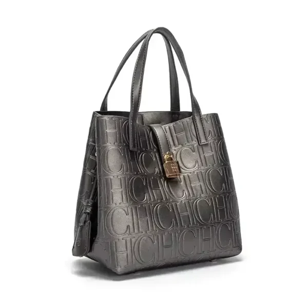 CH Ladies Handbag Classic Fashion Bags Luxury Brand Temperament Ladies Handbag Bucket Bag Large Capacity Letter Element - Image 6