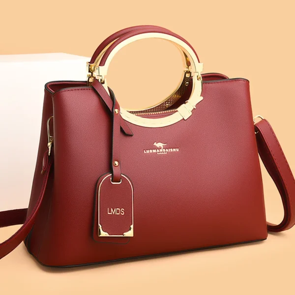 3 Layer Large Capacity Tote Bag Luxury Handbags Women Bags Designer Shoulder Bag High Quality Soft Leather Purses and Handbags - Image 2